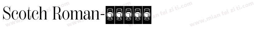Scotch Roman字体转换